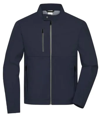 Produktbild von James and Nicholson - Softshelljacke für Herren LT2548 (XL) (Marineblau)