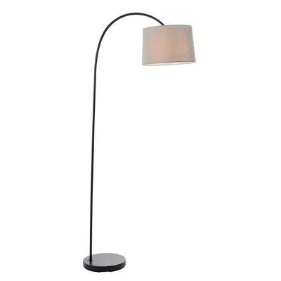 Immagine prodotto di Lampada da terra Carlson | 1 lampadina | 60 W E27 | Metallo/tessuto