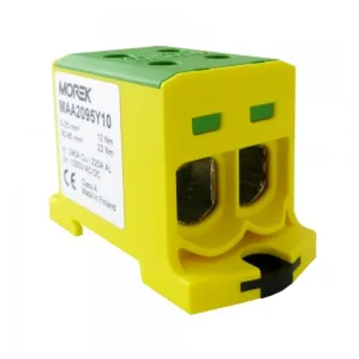 Obrázok produktu pre Hlavná káblová svorka 4x6-95mm2 žlto-zelená 1P OTL 95-2 MAA2095Y10 Morek 4139