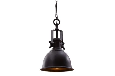 Produktbild von riess-ambiente Design Hängelampe INDUSTRIAL 45cm schwarz Industrial Stil Hängeleuchte Lampe