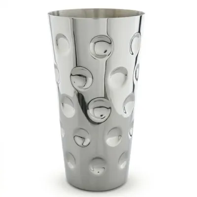 Produktbild von Metall Dubbebecher und Dubbeglas (Silber) 0,5 Liter - Pfälzer Gral Becher aus Edelstahl