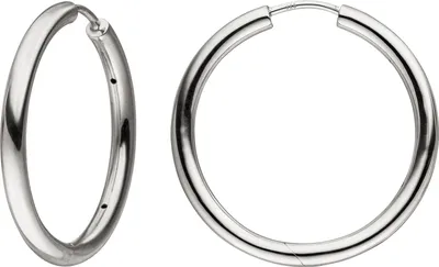 Produktbild von JOBO Creolen 925 Sterling Silber Ohrringe Silbercreolen Silberohrringe