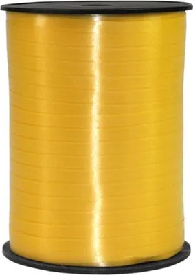 Immagine prodotto di Nastro per regali o palloncini giallo 5 mm rotolo da 500 metri