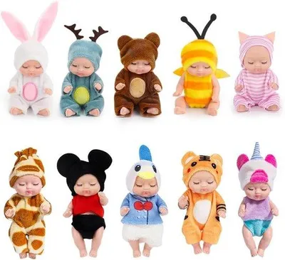 Produktbild von Mini Babypuppen 10cm Reborn Zubehör