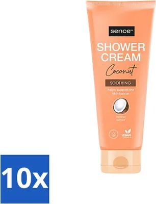 Immagine prodotto di Sence - Cocco - Crema doccia - Nutriente - 200 ml - Confezione vantaggiosa - 10 pezzi