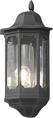 Produktbild von Konstsmide Pallas Wandleuchte schwarz lackiertes Aluminium, rauchfarbenes Acrylglas, Hand EU 566-750