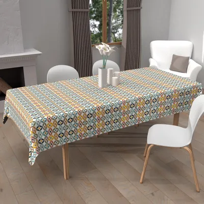 Produktbild von OURANOS Tischdecke mit Druck, Rechteckig, 140 x 300 cm