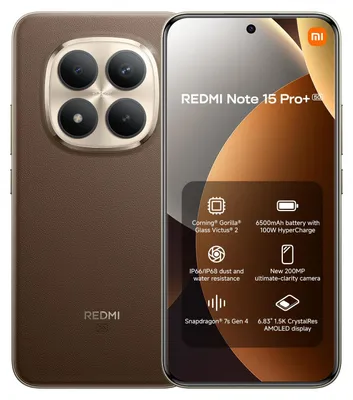 Produktbild von REDMI Note 15 Pro+ 5G 12/512GB Mokkabraun