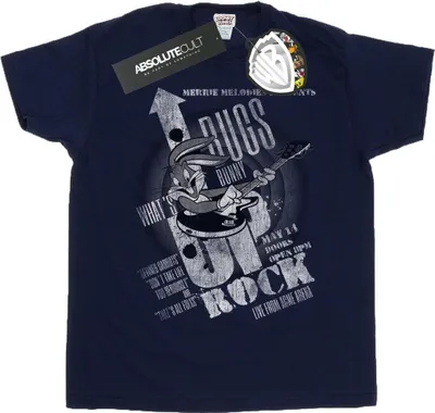 Produktbild von Looney Tunes - "What's Up Rock" T-Shirt für Herren BI50242 (XL) (Marineblau)