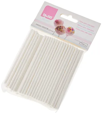 Produktbild von IBILI Palos para Cake POPS 10 cm X 100 PC 3,50, Weiß