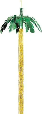 Produktbild von Deko Palme zum Aufhängen grün-gelb 243 cm - Einheitsgröße
