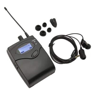 Obrázek produktu pro Přijímač Bodypack, Stereofonní přijímač Bodypack, Monitorovací přijímač Bodypack, Bezdrátový přijímač pro sluchátka, Bezdrátový přijímač pro systém monitorování uší