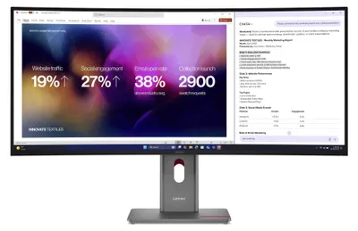Immagine prodotto di Lenovo ThinkVision P40WD-40, 100,8 cm (39,7"), 5120 x 2160 px, WUHD, LED, 6 ms, Nero
