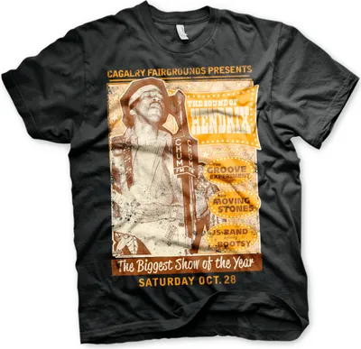 Produktbild von The Sound Of Hendrix Poster T-Shirt - Large - Black
