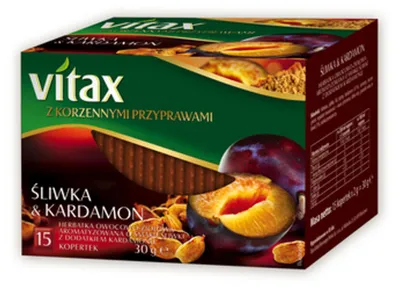 Obrázok produktu pre Vitax Herbatka Śliwka Kardamon