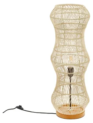 Productafbeelding van Pomax Surya staande lamp, wit, diameter 25 cm, hoogte 70 cm