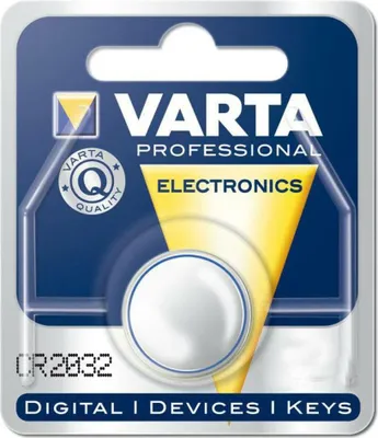 Immagine prodotto di Pile a bottone al litio VARTA CR 2032, 230mAh, 3V, blister da 1