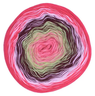 Productafbeelding van Hobby YARN – Flowy Charme Bobbel, 250 gram, 1000 meter, garen met kleurverloop, geschikt voor haken en breien, 204