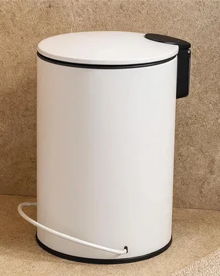 Immagine prodotto di Pattumiera 3 L soft close in acciaio bianco Color