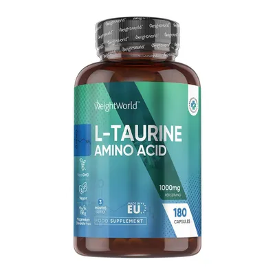 Immagine prodotto di Integratore alimentare WeightWorld L-Taurina Amino Acid, 180 capsule