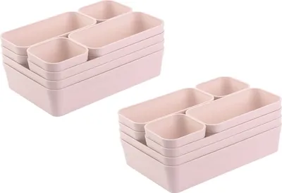 Produktbild von Gariella 2 x Schubladen Organizer 8-teilig Rosa