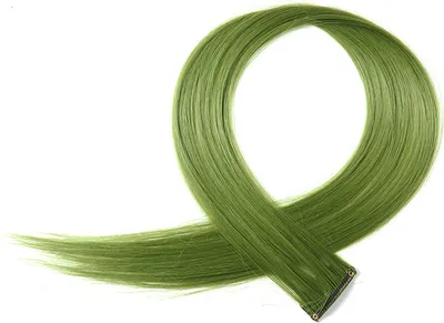 Produktbild von INF 10Pcs Clip in Hair Extensions Hellgrün