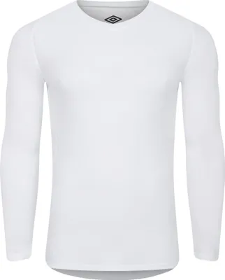 Produktbild von Umbro - "Pro" Base Layer Oberteil für Herren Langärmlig UO2151 (XL) (Weiß)