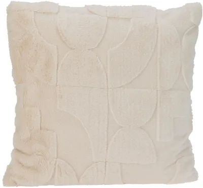 Obrázek produktu pro Dekorační žakárový polštář 45x45 cm - smetanový, H&L