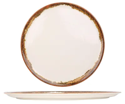 Produktbild von Kütahya Porselen Pizza Teller - Fluer Amber - Porzellan - 31 cm