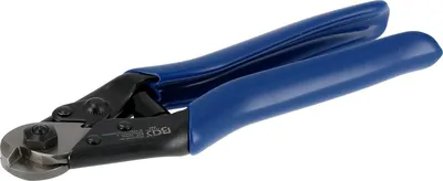 Zdjęcie produktu dla BGS technic 385, Szczypce do cięcia węży, 5 mm, Stal, Czarny, Niebieski, 195 mm, 310 g