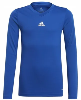 Imagen del producto de Adidas - Camiseta "Team Base" para niños, manga larga, modelo PP1324 (talla 116) (azul)
