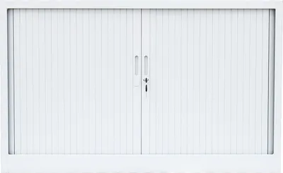 Produktbild von Querrollladenschrank Sideboard Rollladenschrank Weiß 1050 x 1200 x 460 mm 555137