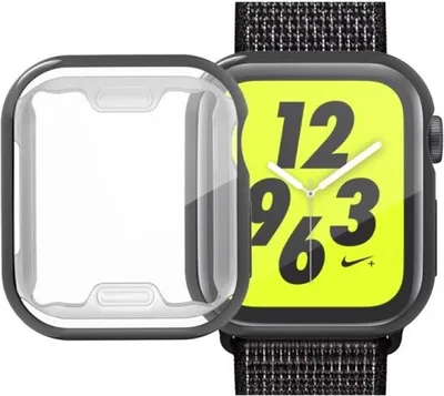 Produktbild von Schutzhülle für Apple Watch 4 & 5 444mm TPU Case Displayschutz Hülle Tasche Schwarz