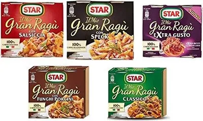 Produktbild von Testpaket Star ragù sughi pronti Fertige Saucen 5x(2x180g) 100% Italienisch