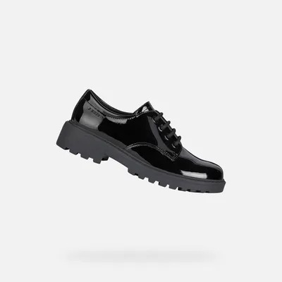 Productafbeelding van Geox zwarte sneakers voor meisjes, model Casey, maat 40