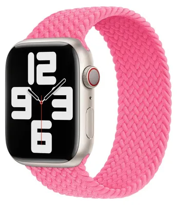 Immagine prodotto di Fascia da braccio originale Apple intrecciata Solo Loop 42/44/45mm Größe 6 Flamingo OVP