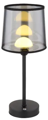Produktbild von LED Tischlampe, Touchdimmer, USB AKKU, schwarz, H 35 cm