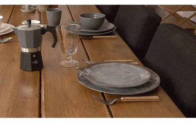 Productafbeelding van Bo-Camp Halo, Grijs, Terracotta, Melamine, Geschikt voor 4 personen, 4 kommen, 4 stuks, 2,7 kg