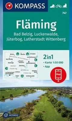 Obrázok produktu pre Turistická mapa KOMPASS 747 Fläming