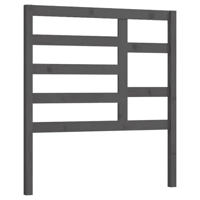 Image de vidaXL Tête de lit Gris 81x4x104 cm Pin massif
