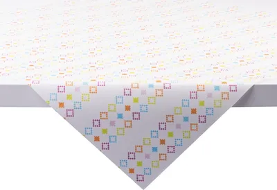 Produktbild von Sovie HOME Tischdecke Emma aus Linclass® Airlaid 80 x 80 cm, 1 Stück - bunte Rauten