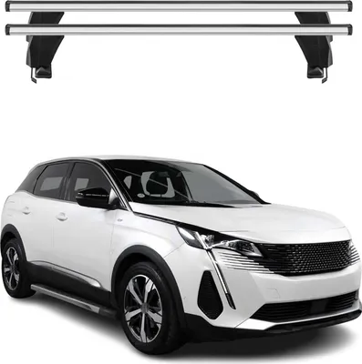 Obrázok produktu pre Základný nosič Menabo pre Peugeot 3008 II Facelift 2021-2024 hliníkovo šedý 2x