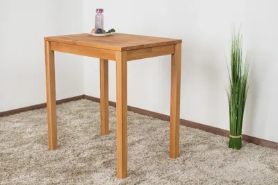 Produktbild von Esstisch Wooden Nature 118 Kernbuche massiv geölt - 70 x 50 cm (B x T)