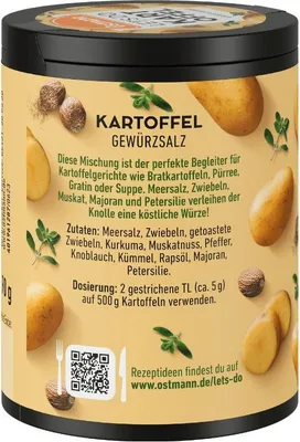 Produktbild von Ostmann Lets Do Kartoffel Gewürzsalz köstliche Geschmackstiefe 90g