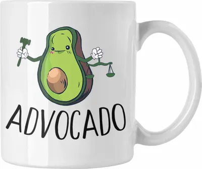 Produktbild von Trendation - Jurist Tasse Geschenk Anwalt Jura Student Examen Geschenkidee (Weiß)