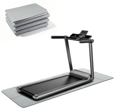 Obrázek produktu pro Skládací podložka na ochranu podlahy, rozměry 183 x 61 cm, tloušťka 6 mm, vyrobená z PVC, vhodná pro fitness vybavení, protiskluzová a voděodolná
