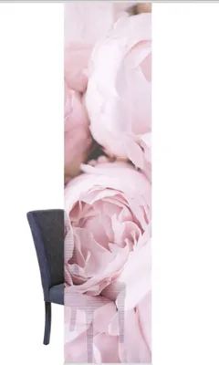 Produktbild von Home Wohnideen Schiebevorhang Digitaldruck Bambus-Optik "Rosana"  260 x 60 cm Rose