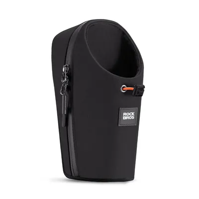 Produktbild von ROCKBROS Flaschenhalter Tasche Lenktasche Fahrradtasche Radsport 1,5L Schwarz