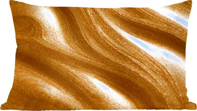 Produktbild von MuchoWow® Zierkissen Sofakissen Wohnzimmer Dekokissen 50x30 cm Goldene Farbe - Wohnzimmerdekoration - Polster mit Photo