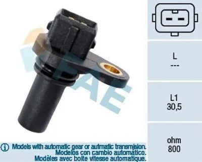 Produktbild von FAE Motordrehzahlsensor 79008 für VW Golf IV Schrägheck (1J1)